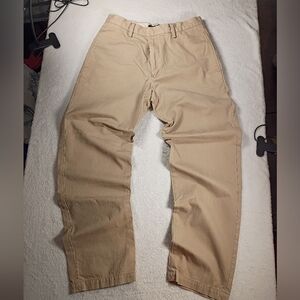 Vintage Banana Republic Khaki Chinos Straight Fit 32x32 Classic Cotton Pants
